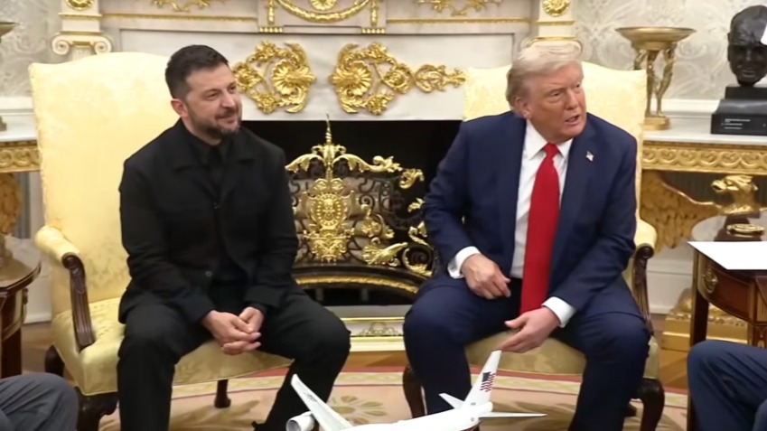 Зеленский подарил Трампу клюшку для гольфа и получил ключи от Белого дома