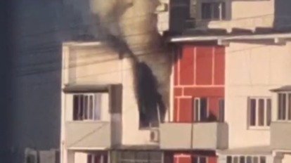 Пожар произошел в многоэтажке на юге Москвы