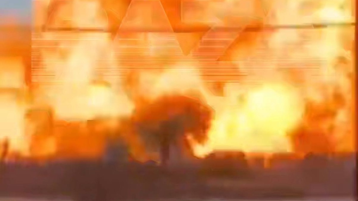 Мощнейший взрыв произошел на заправке в Дагестане