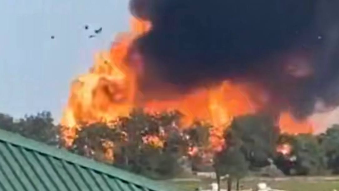 Появились видео взрыва на заправке в Дагестане