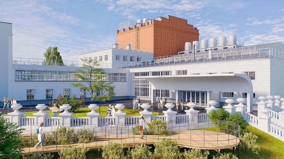 Дворец культуры завода «Серп и молот» после реставрации станет арт-кварталом