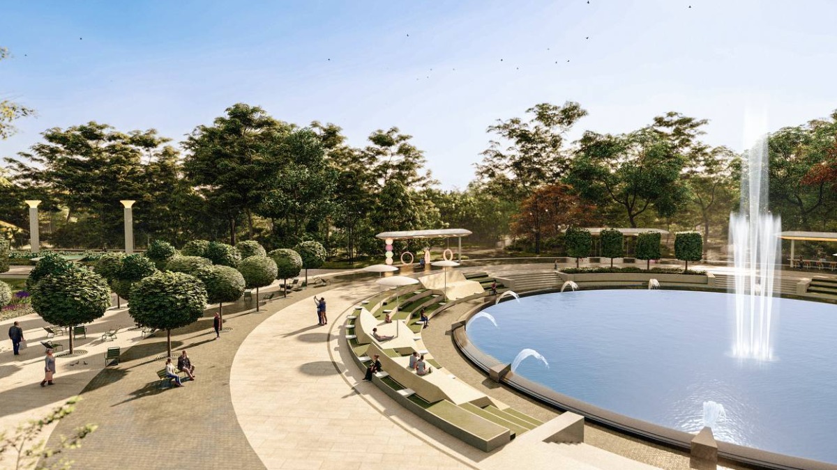 Главный фонтан отремонтировали в парке «Сокольники»