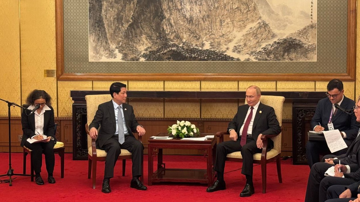 Путин встретился с президентом Вьетнама Лыонг Кыонгом в Пекине