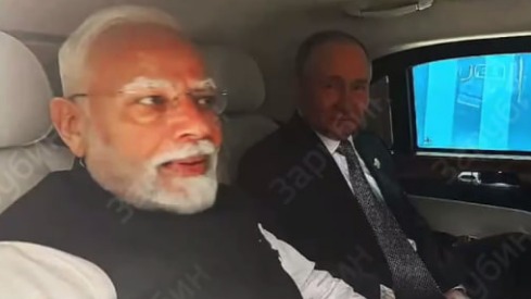 Путин уступил премьеру Индии Моди свое место в президентском Aurus