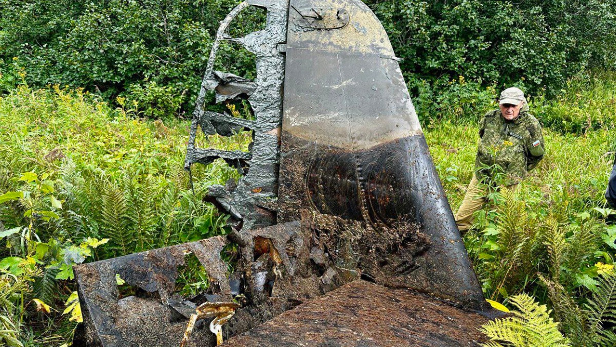 Самолет времен Второй мировой P-63 Kingcobra подняли со дна озера на Камчатке