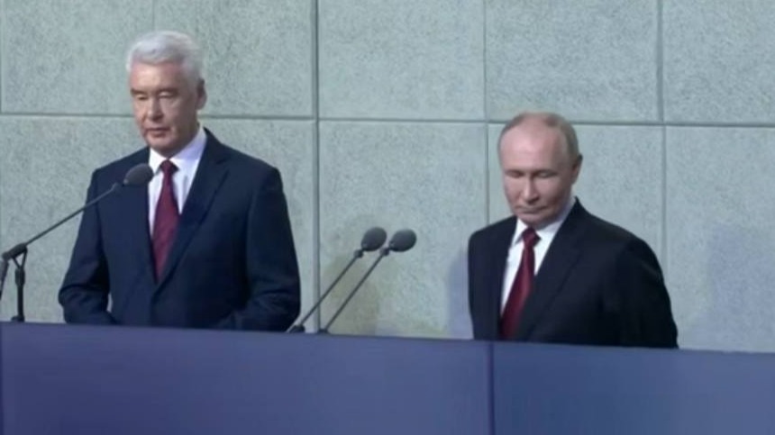 Появились кадры открытия Путиным и Собяниным Национального космического центра