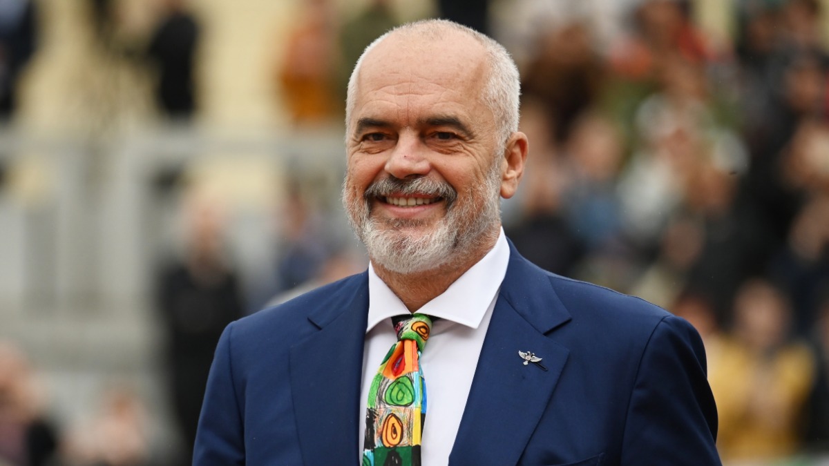 Премьер-министр Албании Эди Рама на саммите Европейского политического сообщества