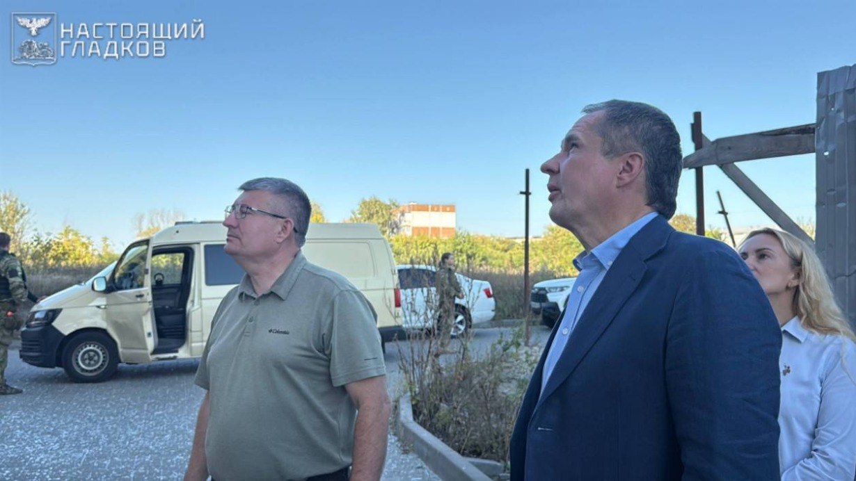 Город Шебекино подвергся обстрелу ВСУ во время визита губернатора Гладкова