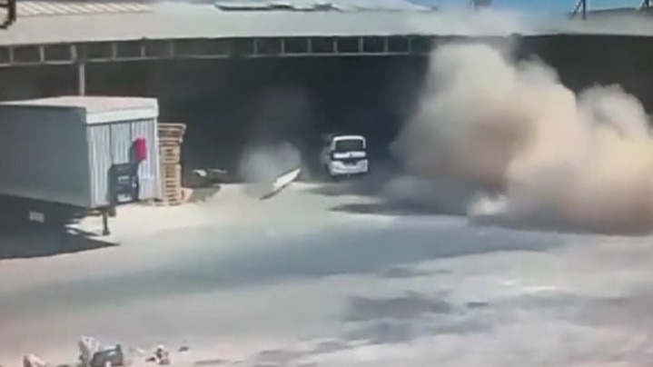 Появились кадры взрыва на рынке в Демре в турецкой провинции Анталья