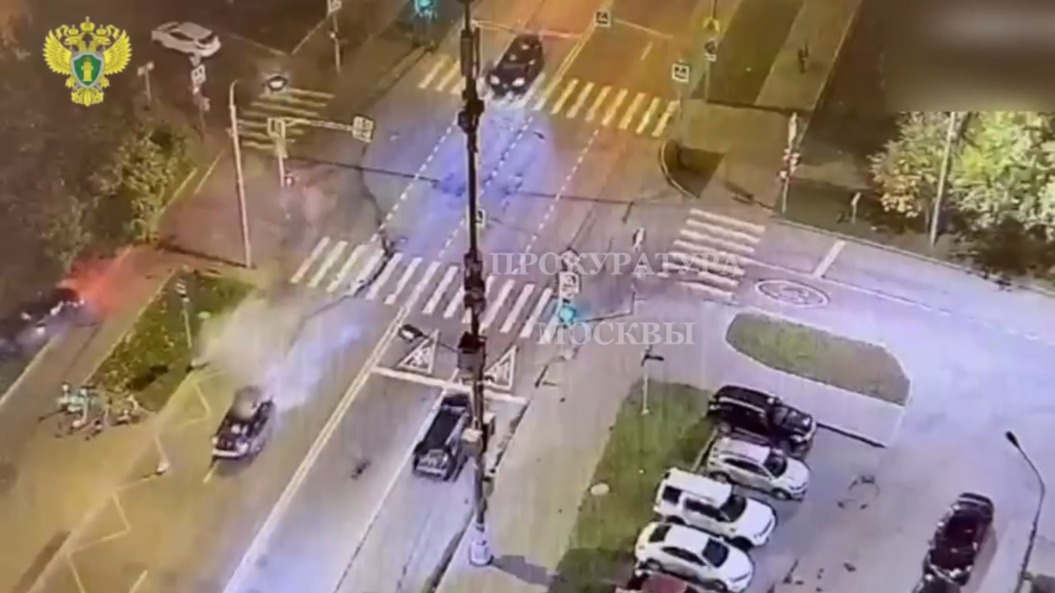 Момент смертельного ДТП на севере Москвы попал на видео