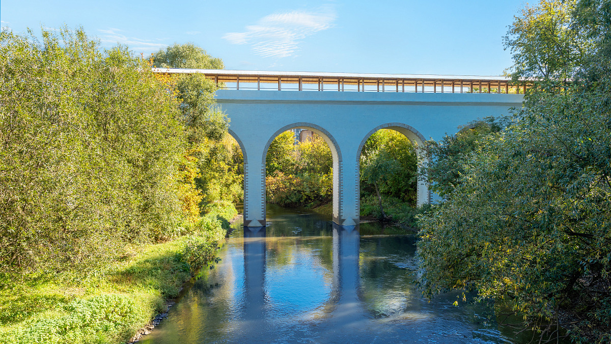 Собянин объявил о завершении реставрации Ростокинского акведука 
