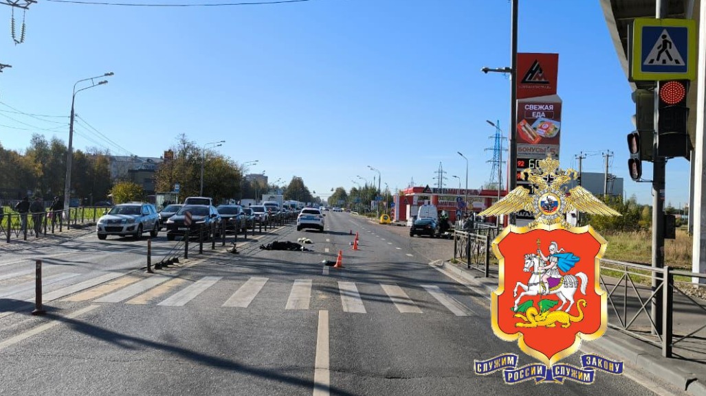 Мужчина сбил насмерть пенсионерку на пешеходном переходе в Подмосковье