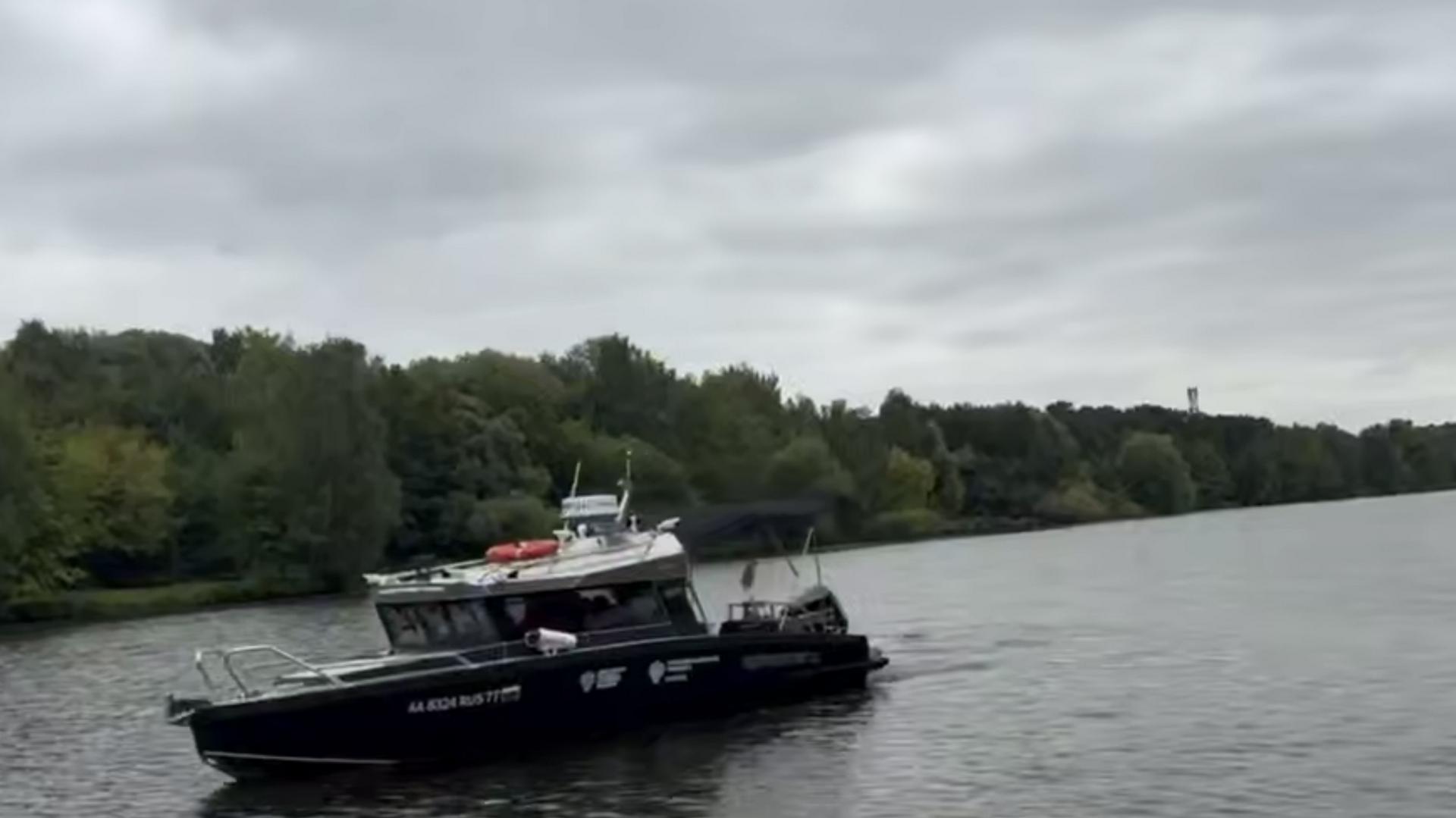 Первый отечественный беспилотный катер протестирован в акватории Москвы-реки