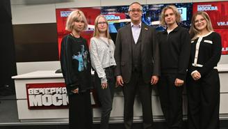 Юные журналисты пообщались с главой Мосгордумы