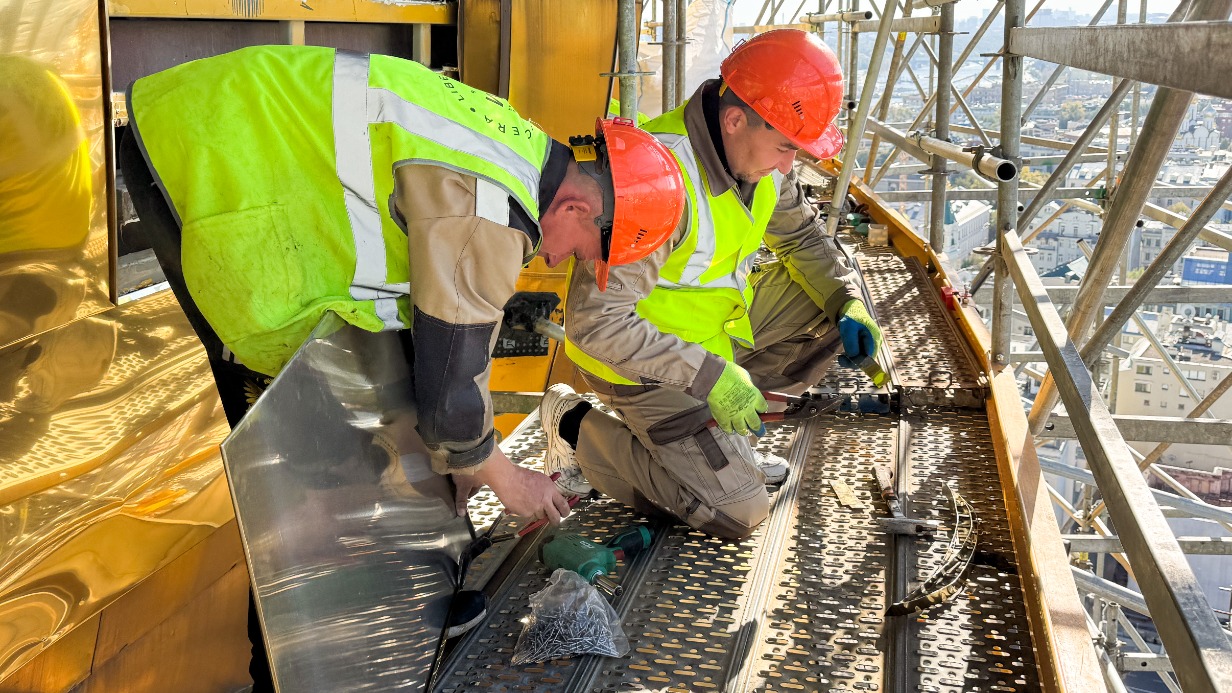 Ремонт главного купола начали в храме Христа Спасителя