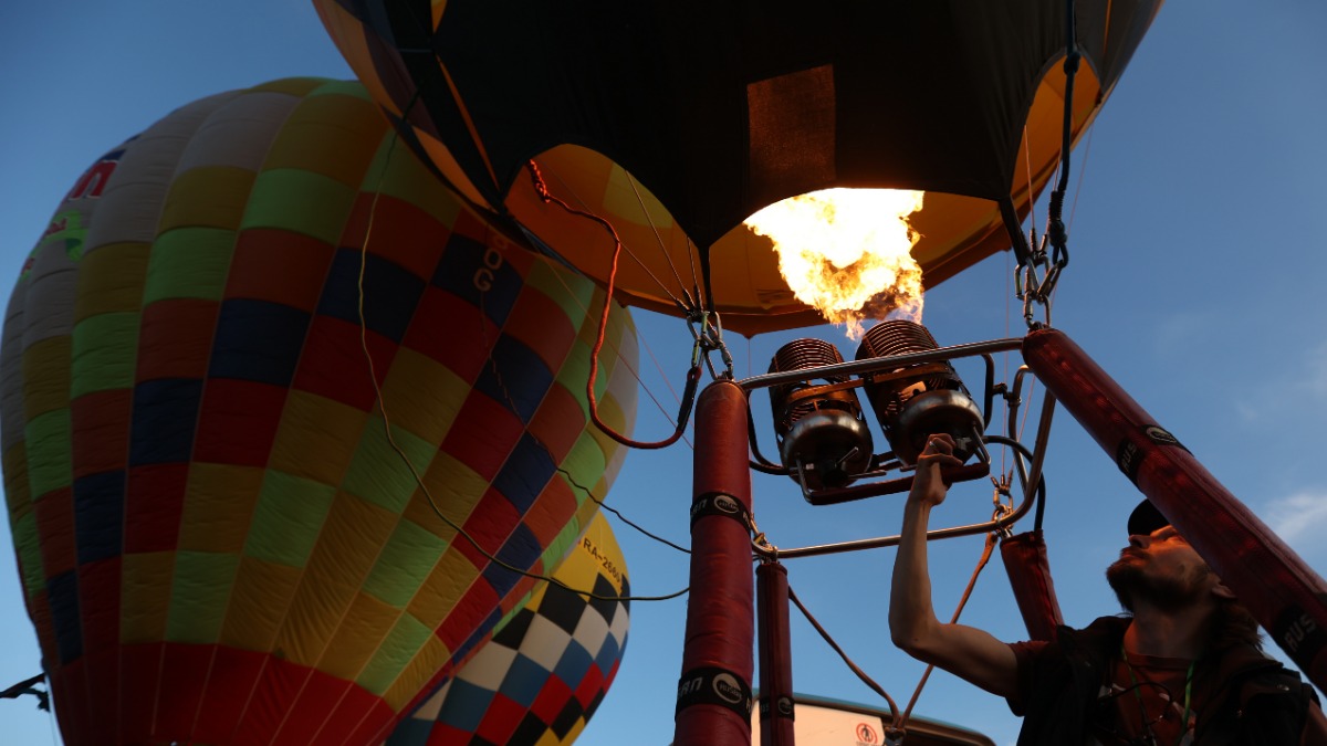 Полет на воздушном шаре в среднем длится от 40 до 60 минут