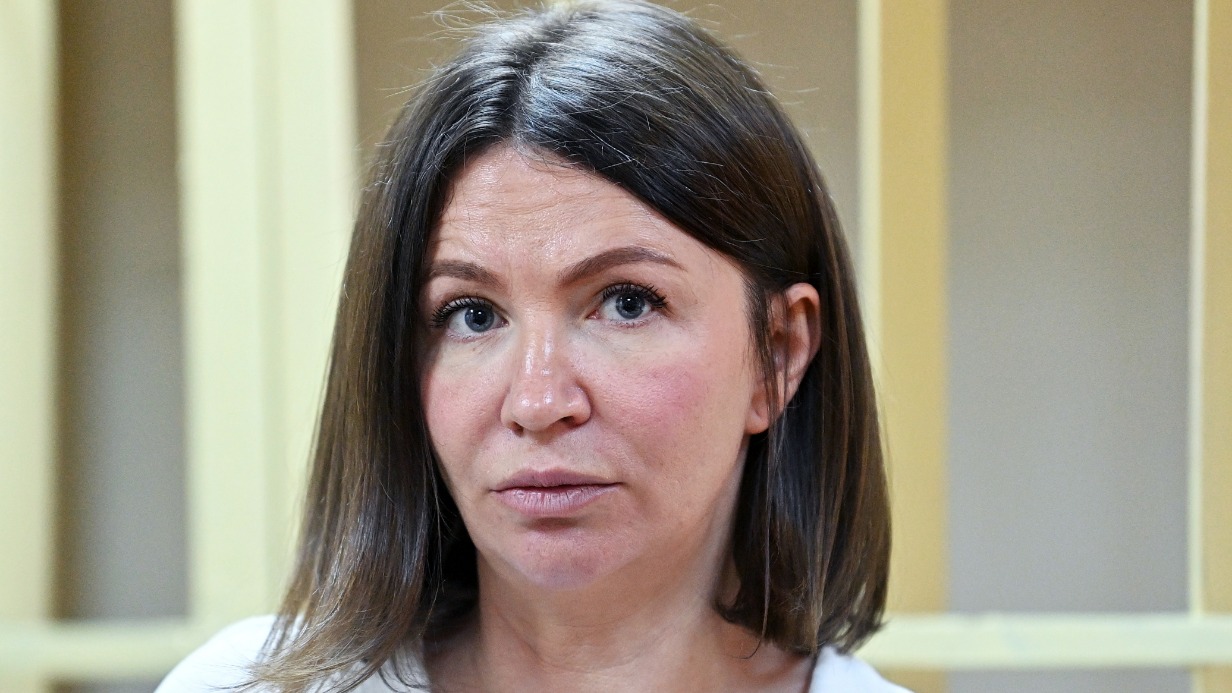 Блогер Елена Блиновская во время заседания в Пресненском суде Москвы