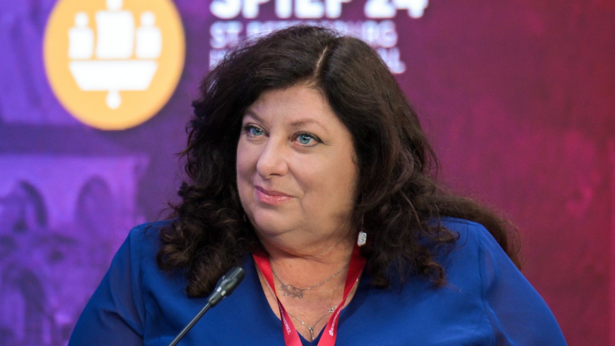 Тара Рид на Петербургском международном экономическом форуме