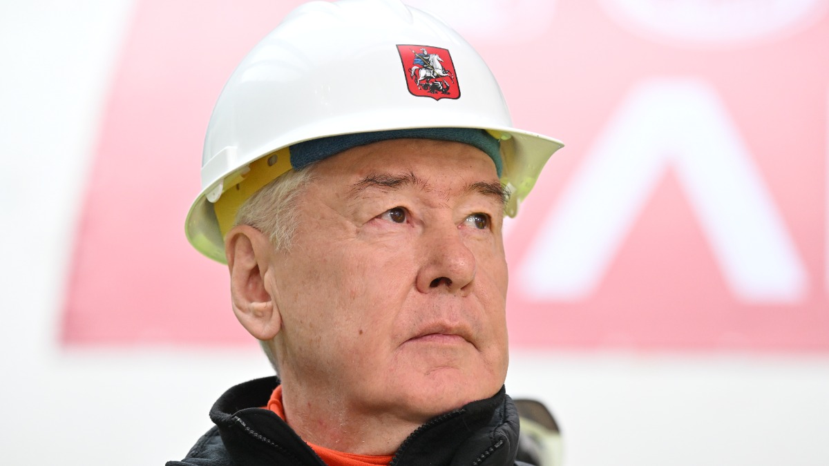 Мэр Москвы Сергей Собянин во время церемонии старта строительства второго участка Троицкой линии метро