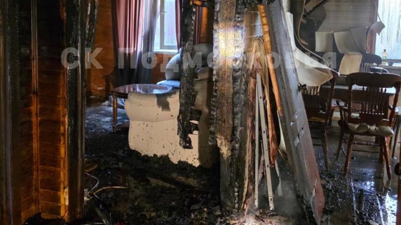 Тело женщины с ножевыми ранениями обнаружили в сгоревшем доме в Подмосковье