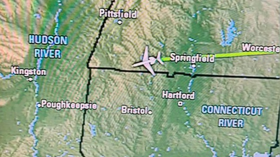 Дмитриев опубликовал фото с маршрутом самолета над США