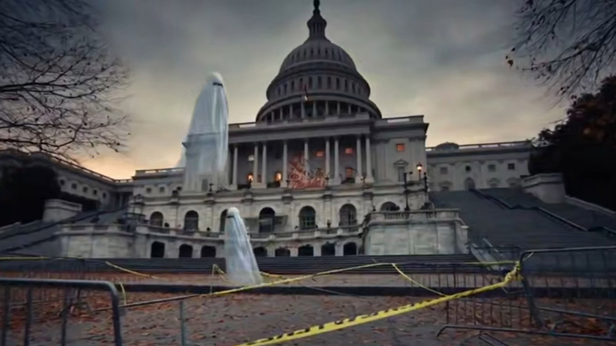 Белый дом на фоне шатдауна опубликовал видео с призраками-демократами