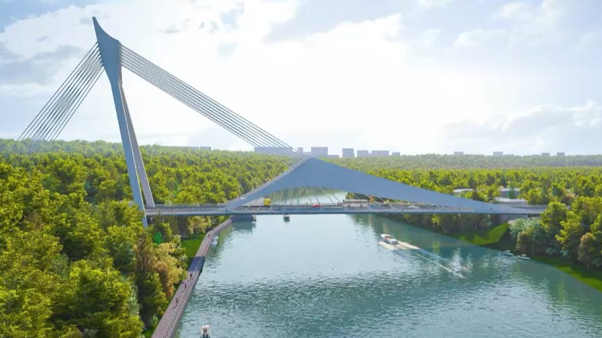 Сергей Собянин рассказал о строительстве моста-паруса на западе Москвы 