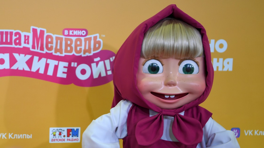 Героиня мультсериала «Маша и Медведь» стала талисманом Вторых Всемирных игр боевых искусств, которые состоялись в 2013 году в Санкт-Петербурге