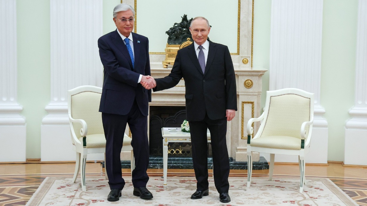 Президент Казахстана Токаев прибыл в Кремль для встречи с Путиным