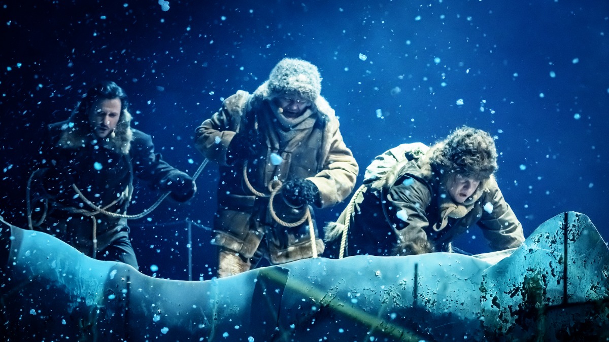 Артисты Николай Меликов, Антон Морозов и Андрей Кочинов