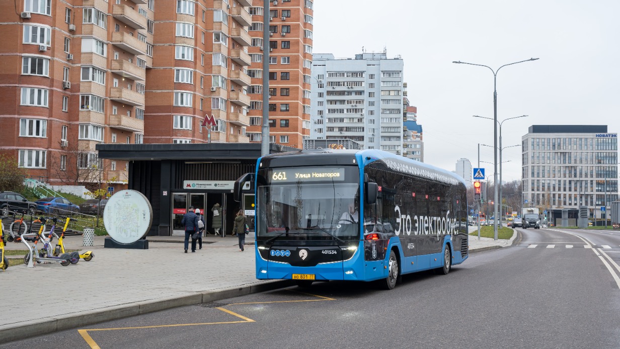 Электробусы вышли на маршруты 470 и 66 в Москве