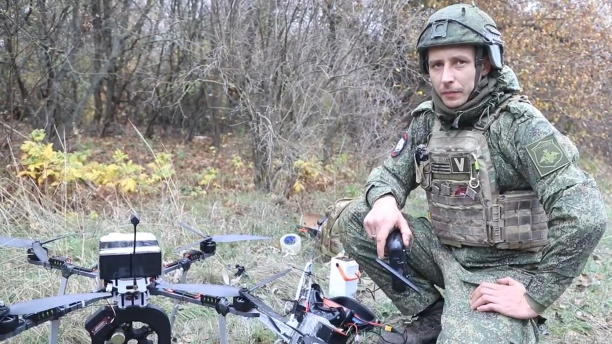 Оператор дрона из группировки войск «Восток» с позывным «Север»