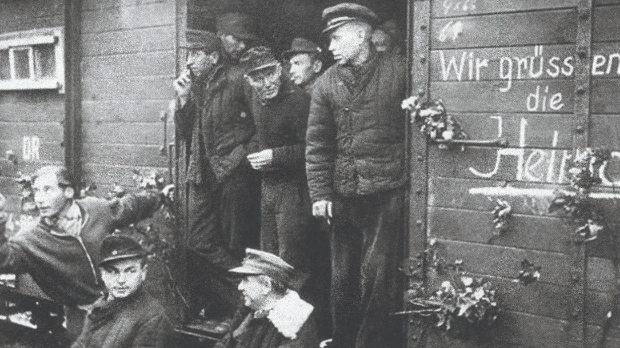 Возвращение немецких военнопленных из плена