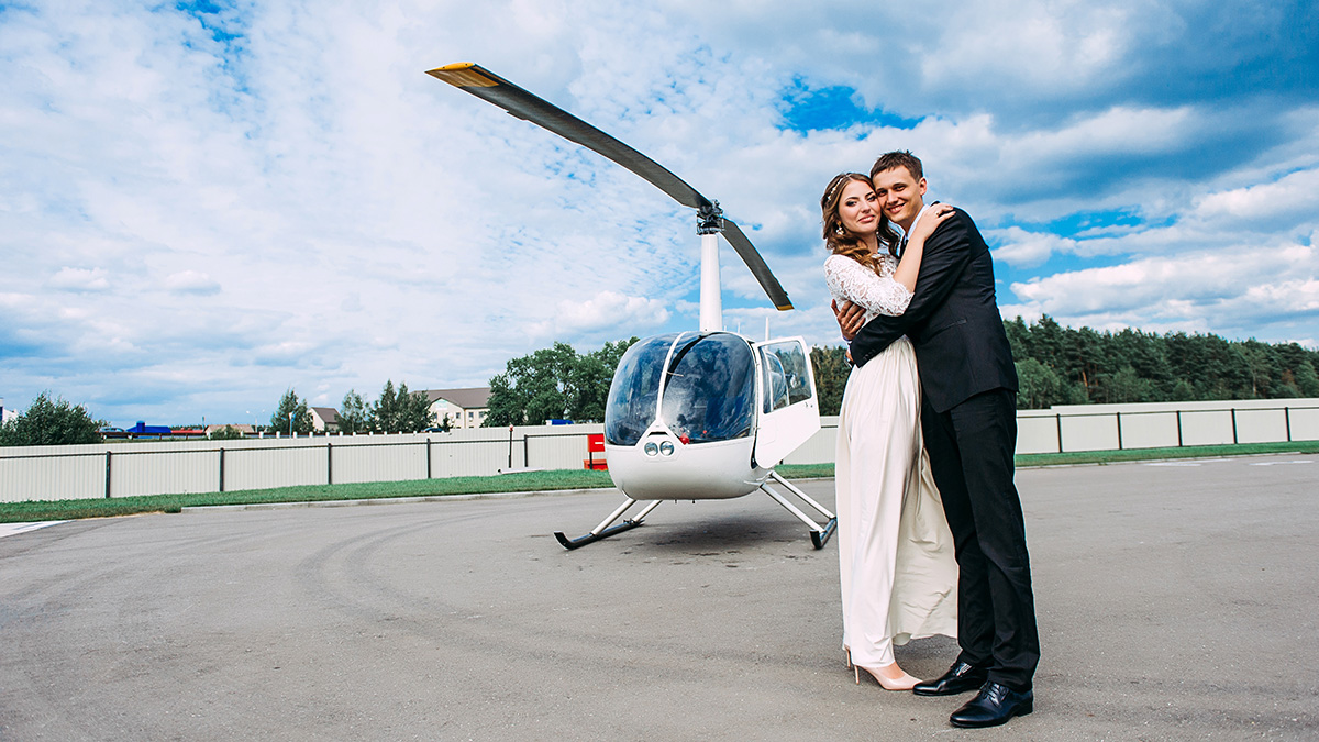 Молодожены Одинцовского округа теперь могут провести свадьбу на вертолете