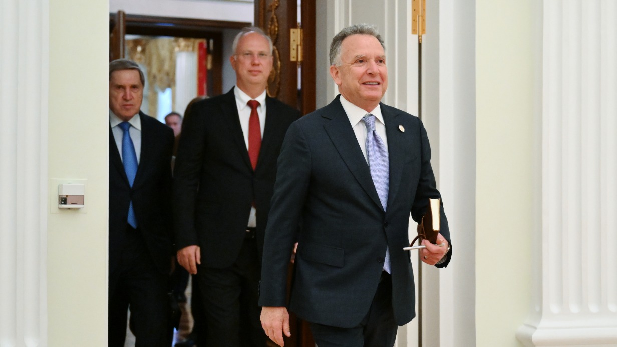 Спецпосланник президента США Стивен Уиткофф перед началом встречи с Владимиром Путиным