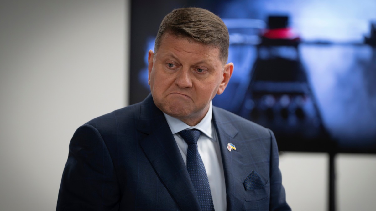 Бывший главнокомандующий ВСУ Валерий Залужный на презентации украинских беспилотников в Киеве