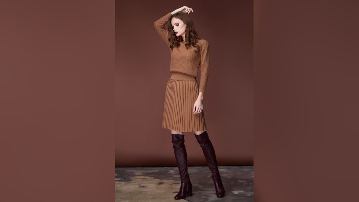 Как зимой носить юбку, чтобы не замерзнуть