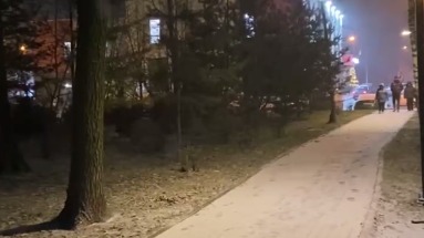 Снег накрыл Москву и Московскую область