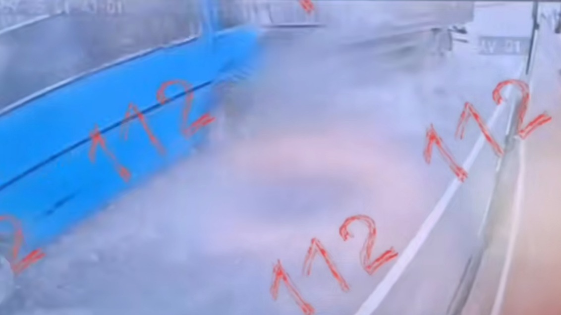 Опубликован момент аварии в Омской области, в которой погибли шесть человек