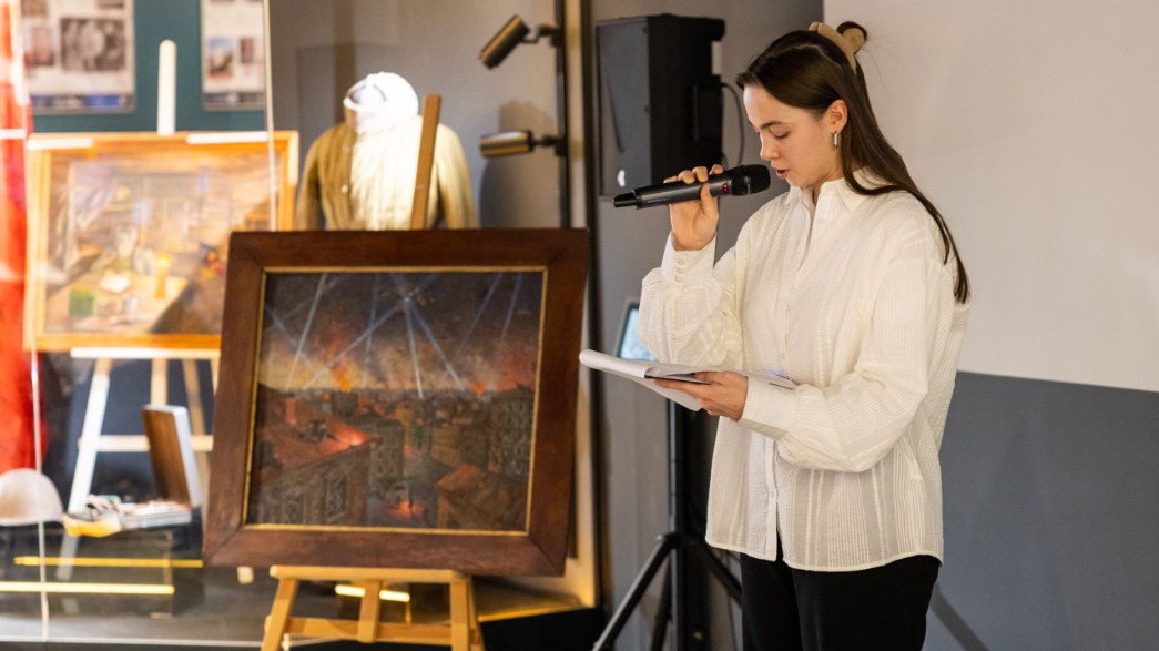 Фонды Музея Победы пополнила картина ветерана и художника