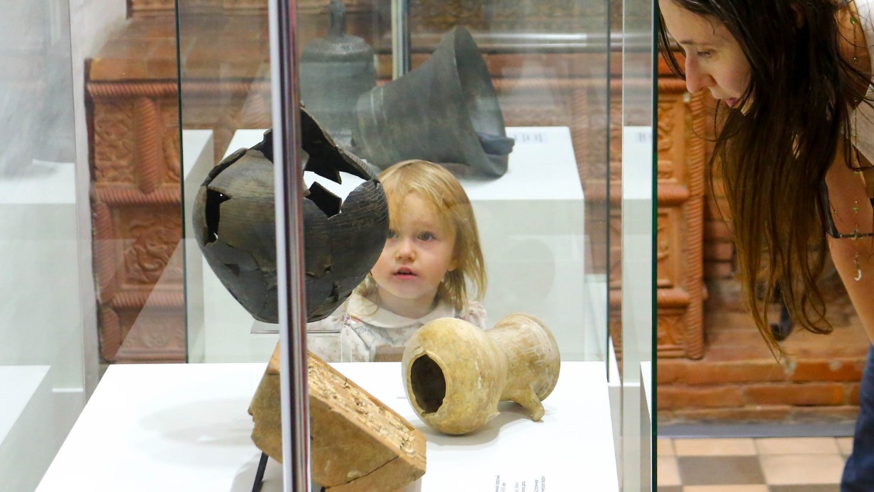 Открытие выставки «Историческая Москва в находках археологов» в парке «Зарядье»