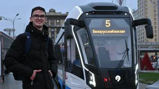 Собянин запустил обновленный трамвайный маршрут