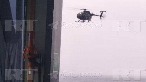 Кадры попытки захвата российского танкера Marinera появились в Сети