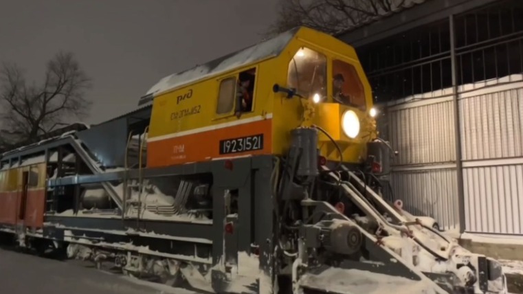 Московскую железную дорогу перевели на усиленный режим работы из-за снегопада