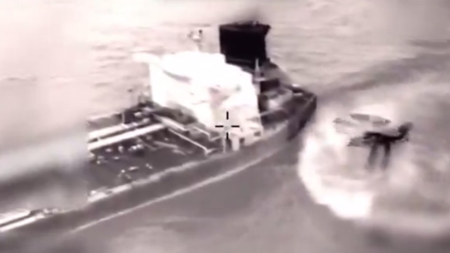 Появились кадры захвата США танкера Olina в Карибском регионе