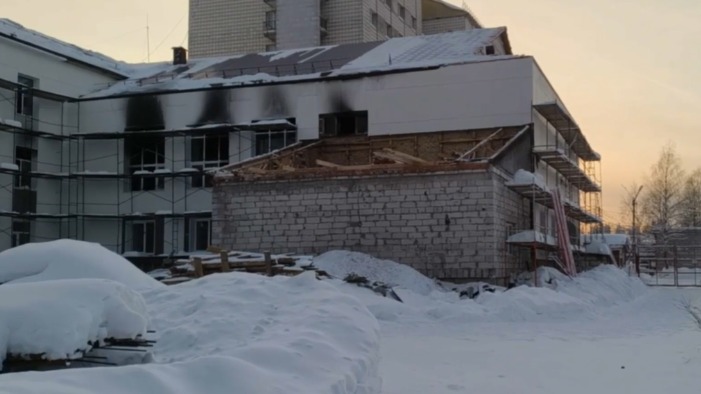 Пожар в учебном центре МВД в Сыктывкаре удалось потушить