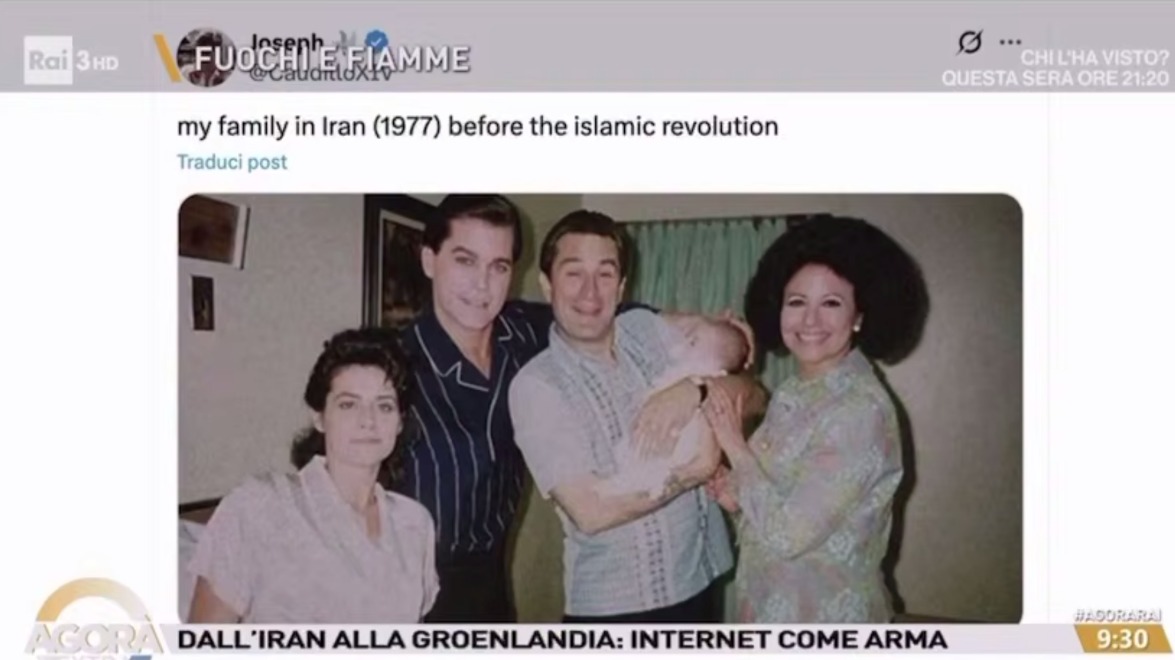 Итальянское ТВ выдало гангстеров из фильма «Славные парни» за иранскую семью