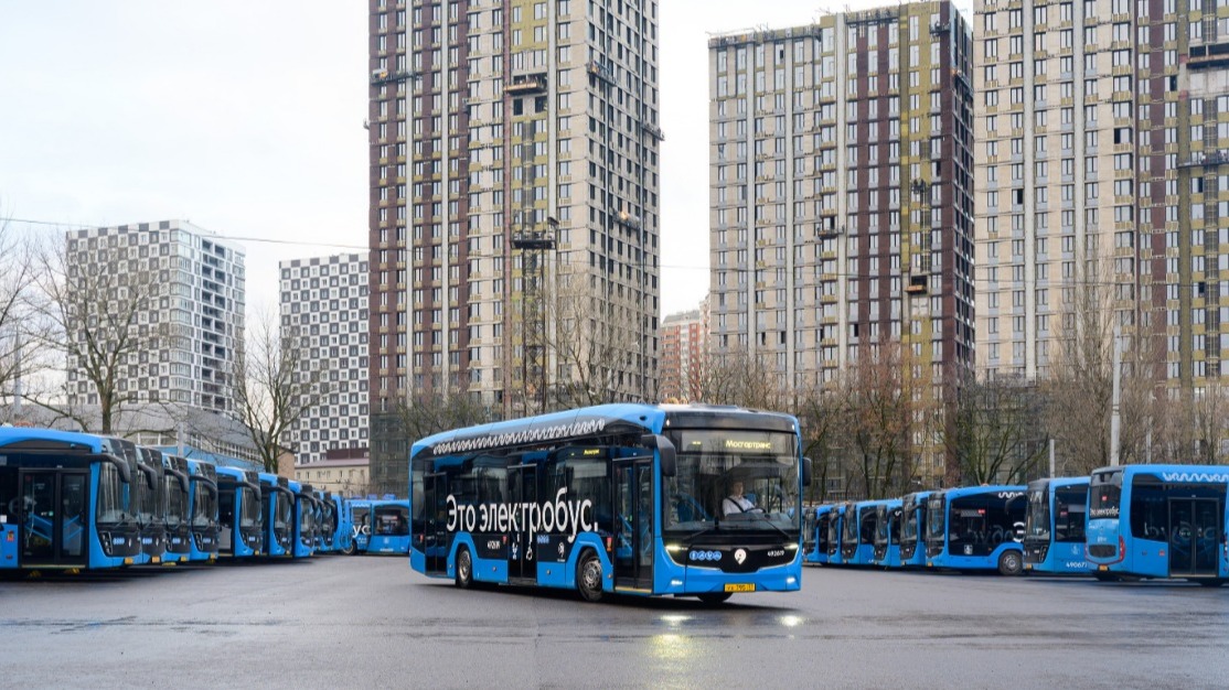 В Москву пришли уже 400 электробусов нового поколения