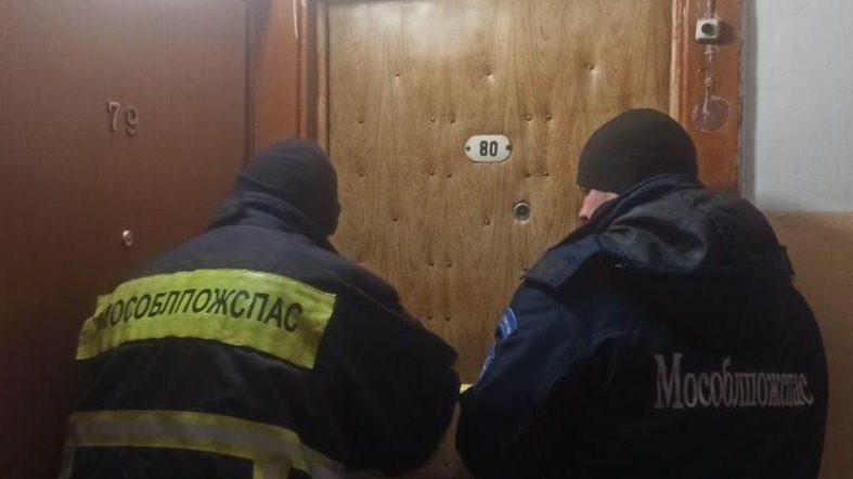 Спасатели помогли пенсионерке из Подмосковья, которая не могла выйти из квартиры