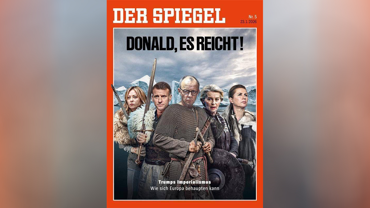 Spiegel поместил на обложку политиков ЕС, которые защищают Гренландию мечами